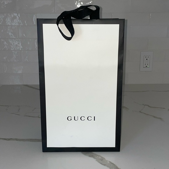 Gucci Accessories - Gucci Black & White Shopping Bag